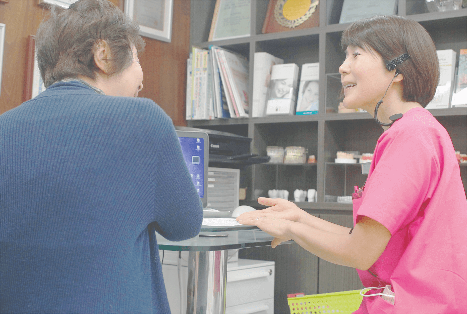 透明感のある自然な白さ